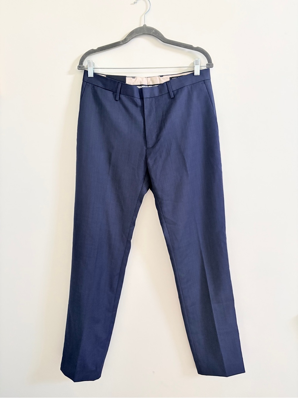 BANANA REPUBLIC Modern Slim Fit Dress Pants Trousers Mens 32 x 32 Wool NEW NWT